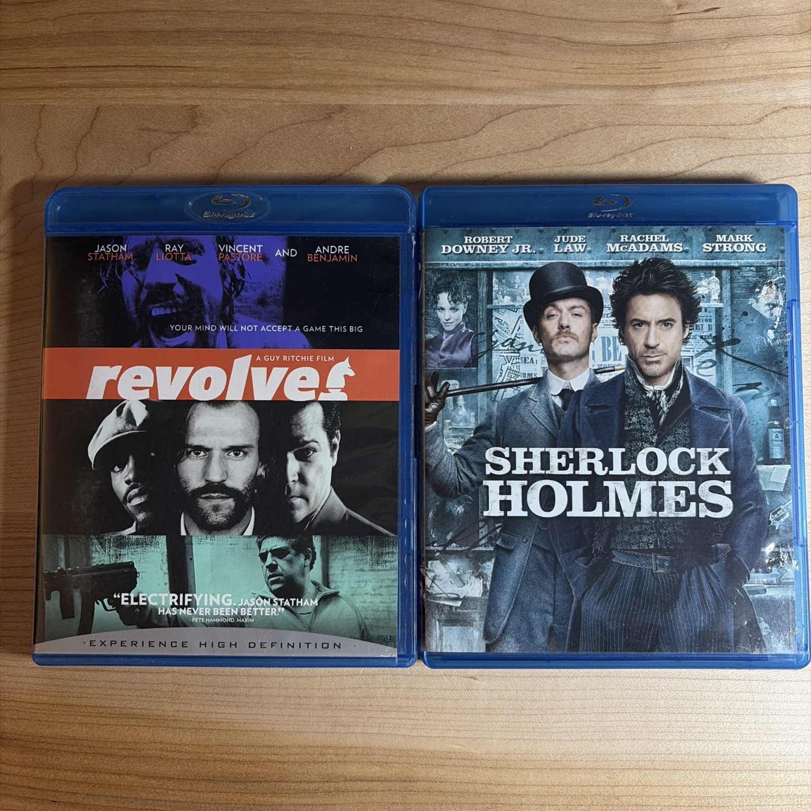 Guy Ritchie Blu Ray Lot Revolver Sherlock Holmes