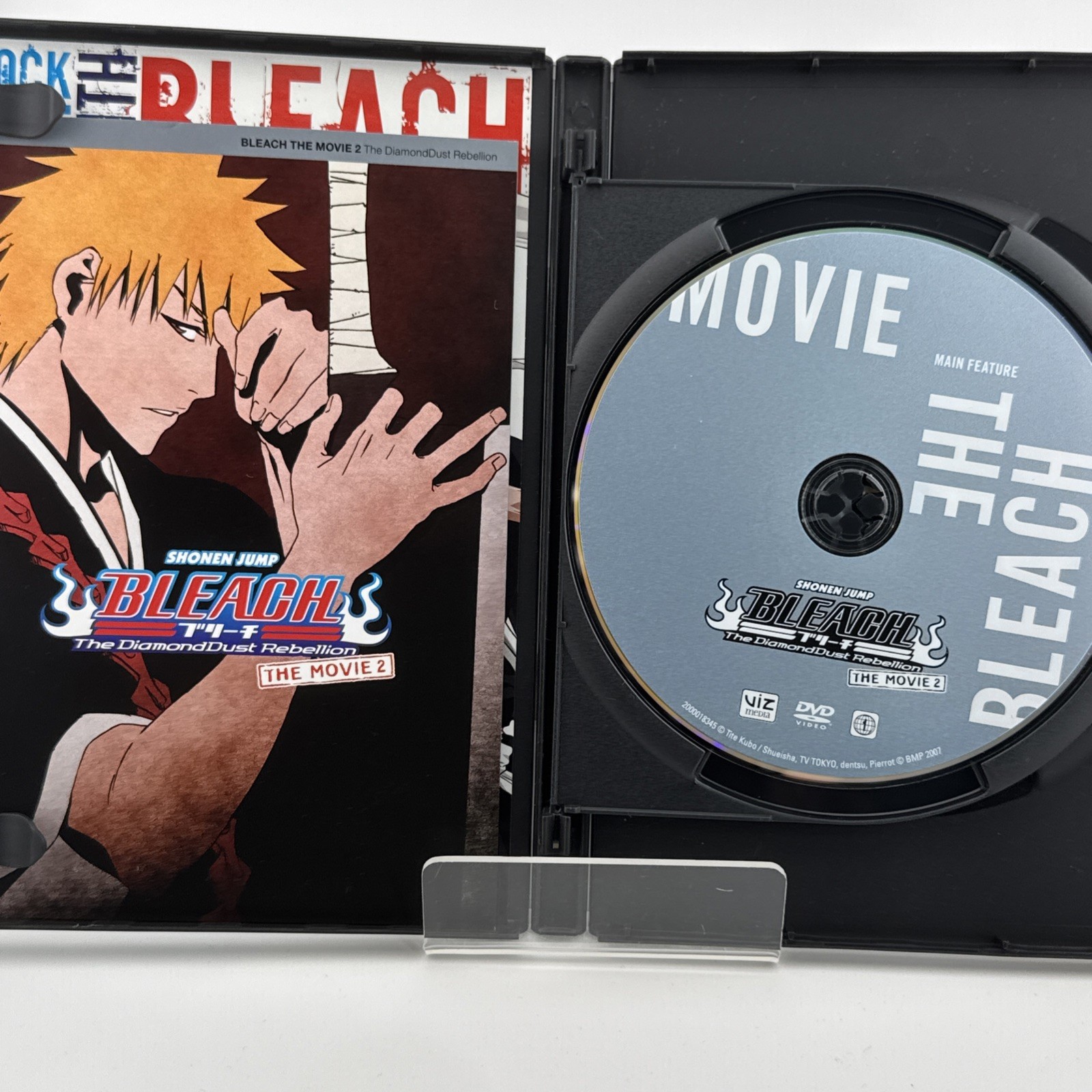 Bleach the Movie 2: The Diamond Dust Rebellion DVD Shonen Jump Viz 2 Disc Set