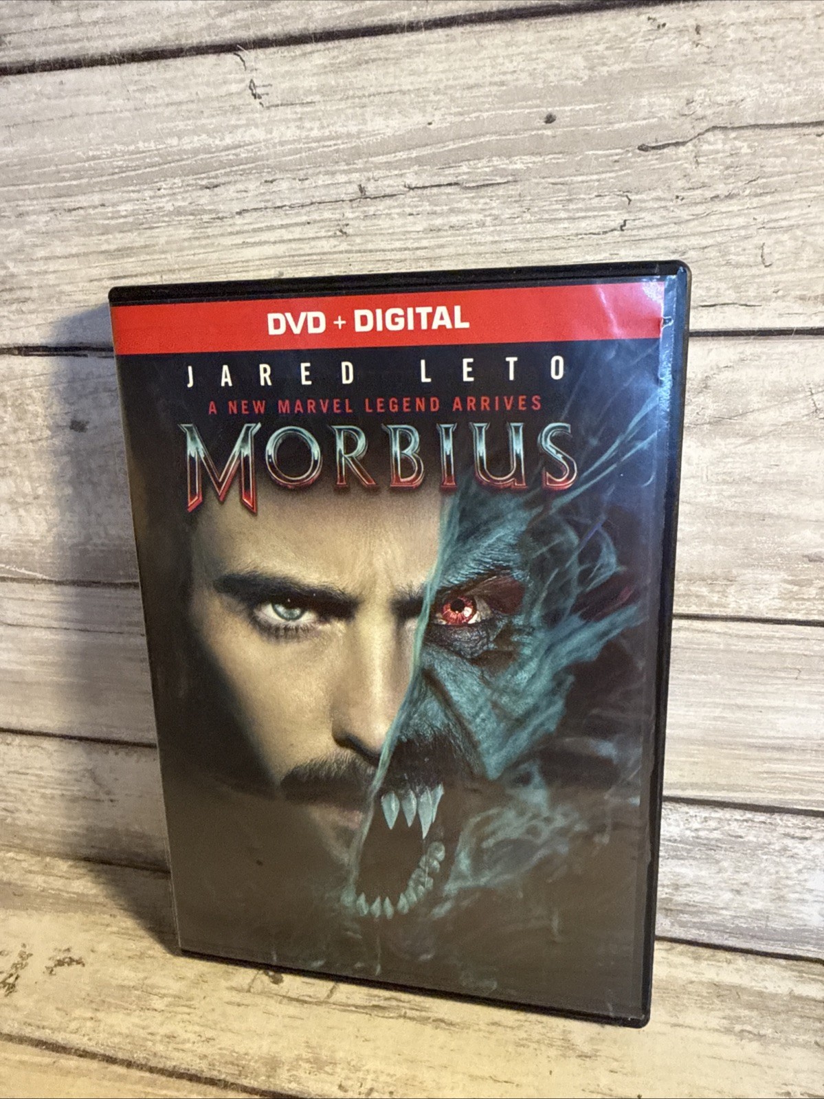 Morbius (DVD + Digital) Ships Free Marvel Legend Arrives Jared Leto Mint Disc