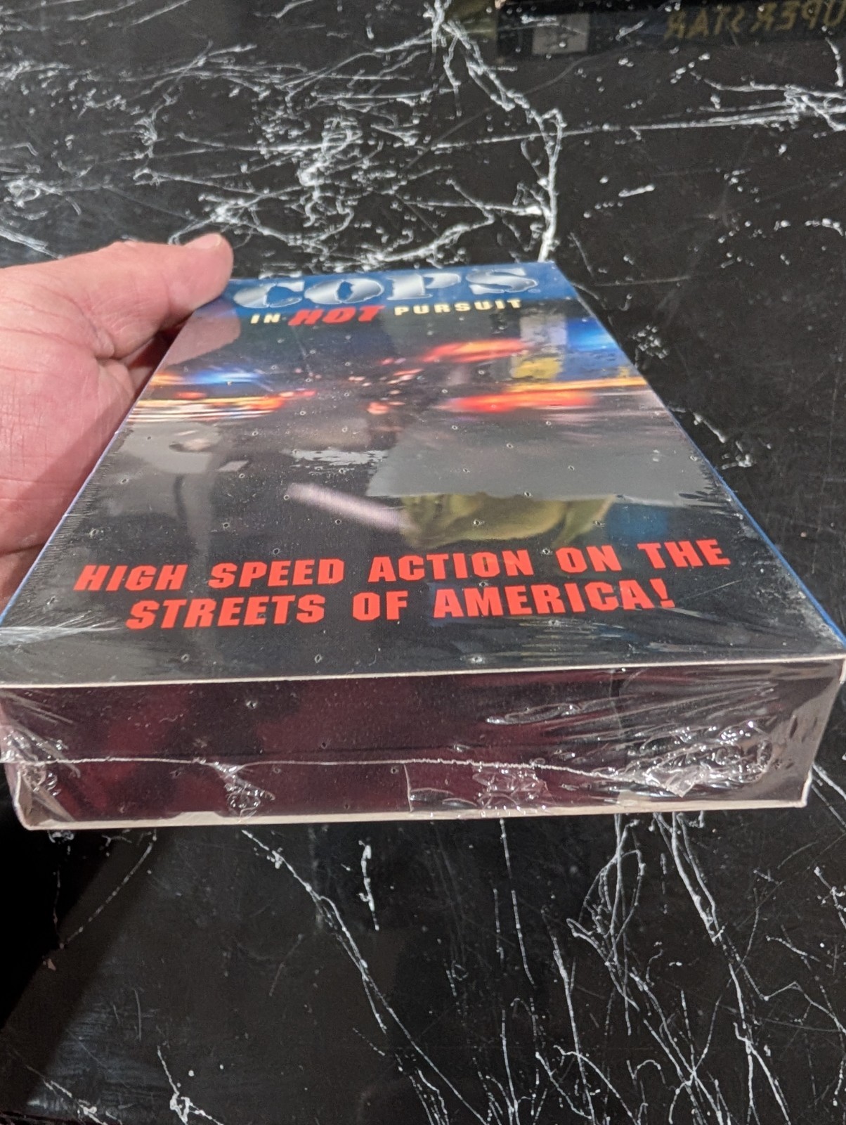 COPS Caught in the Act / In Hot Pursuit VHS 1996 NTSC Full Screen NR