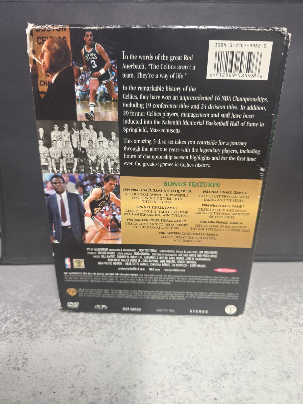 NBA Dynasty Series: Boston Celtics, The Complete History (5 DVD SET) Complete