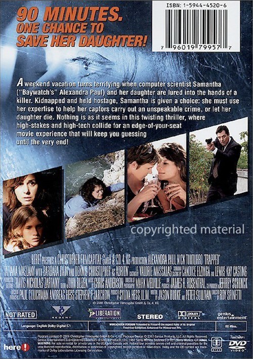 Trapped (DVD, 2007) Tatiana Maslany, Barbara Bain, Nicholas Turturro