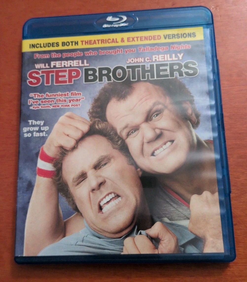 Step Brothers Blu-ray Will Ferrell John C. Reilly Adam Scott McKay Hahn