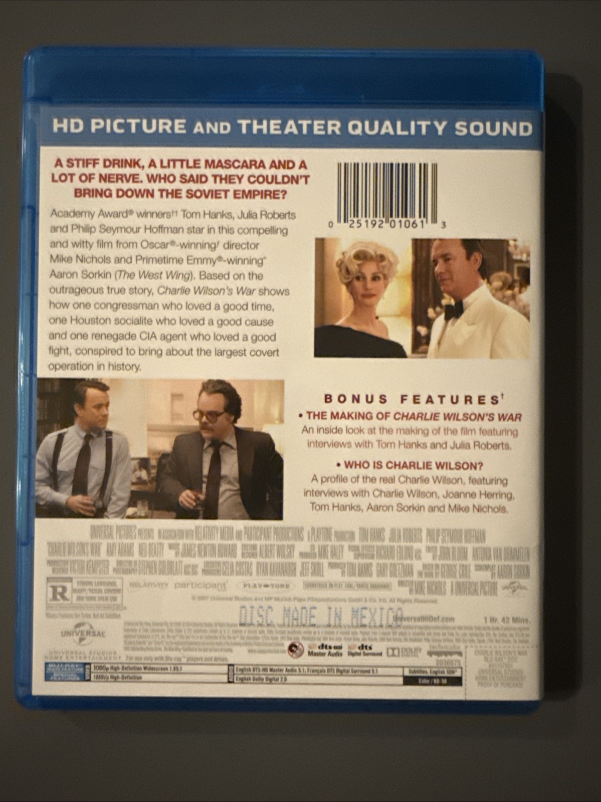 Charlie Wilson’s War (Blu-ray, 2007)