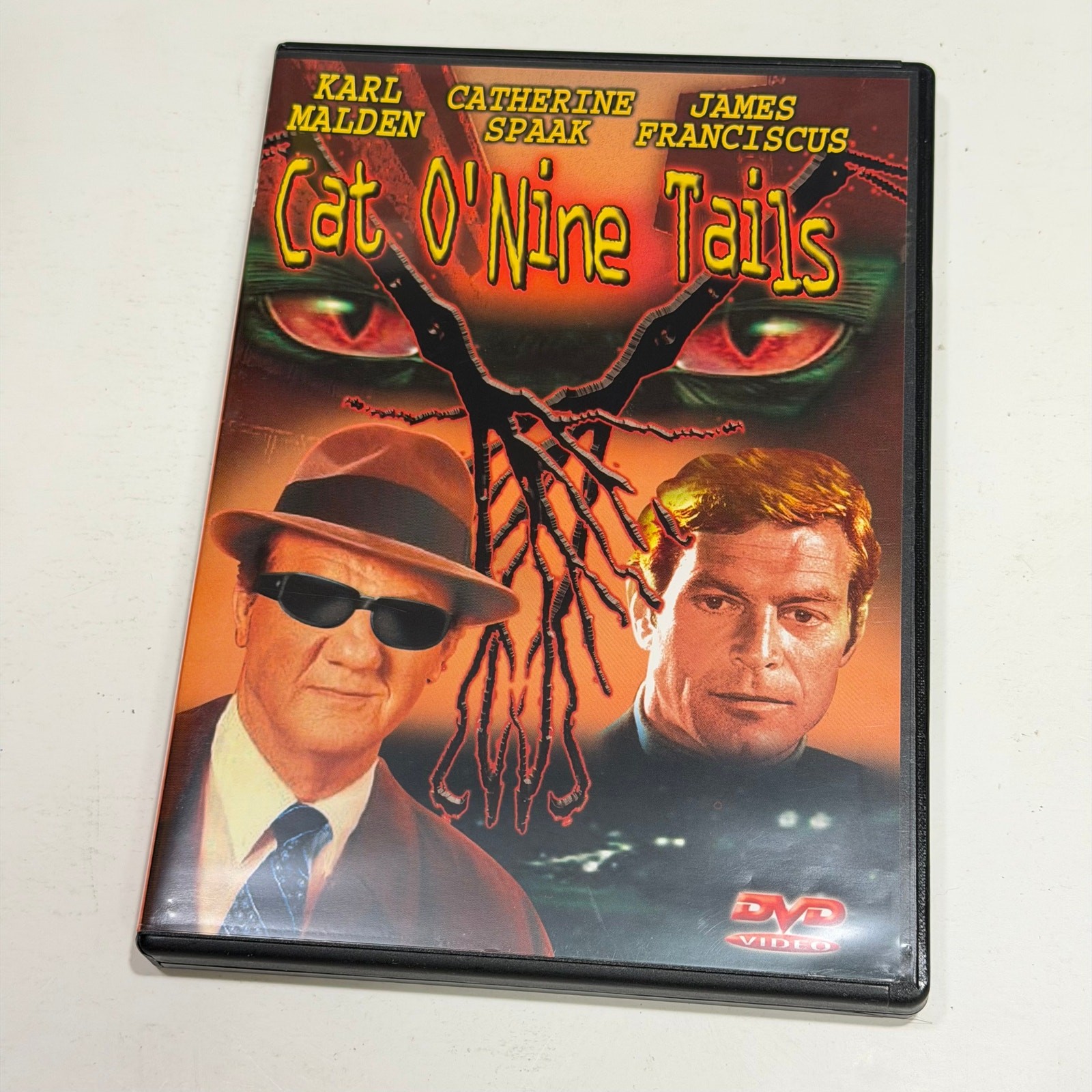 Cat O’ Nine Tails 1971 DVD Dario Argento Giallo Horror Karl Malden Vina