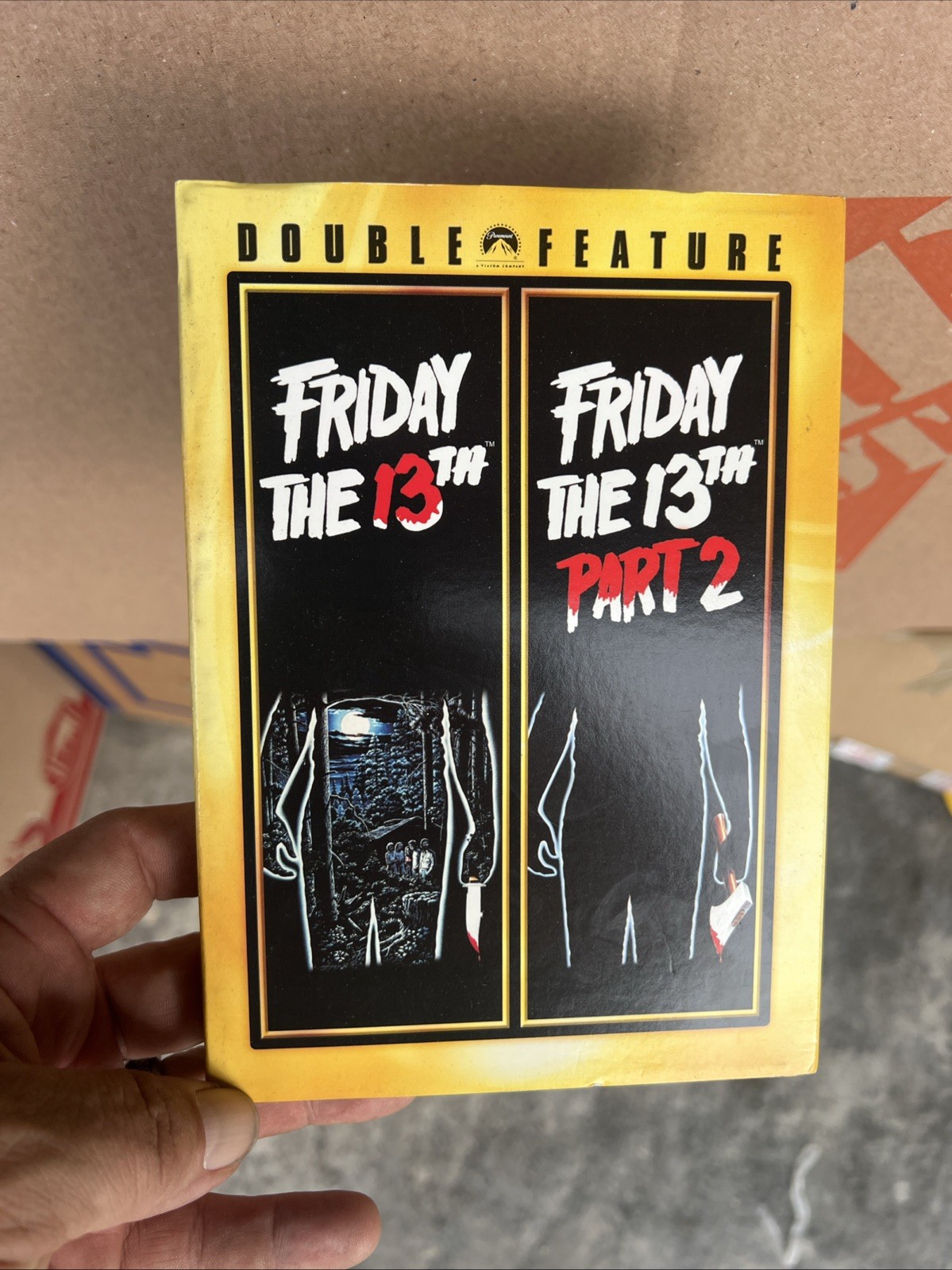 Friday the 13th 1980/Friday the 13th : Part Two 1981 (DVD, 2007) NewW/Slip