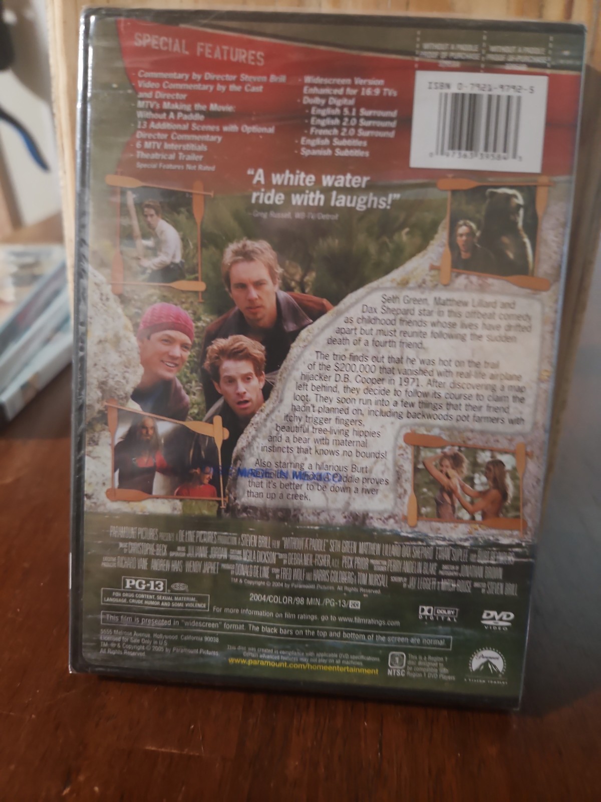 Without a Paddle (DVD, 2004, Widescreen) New Sealed
