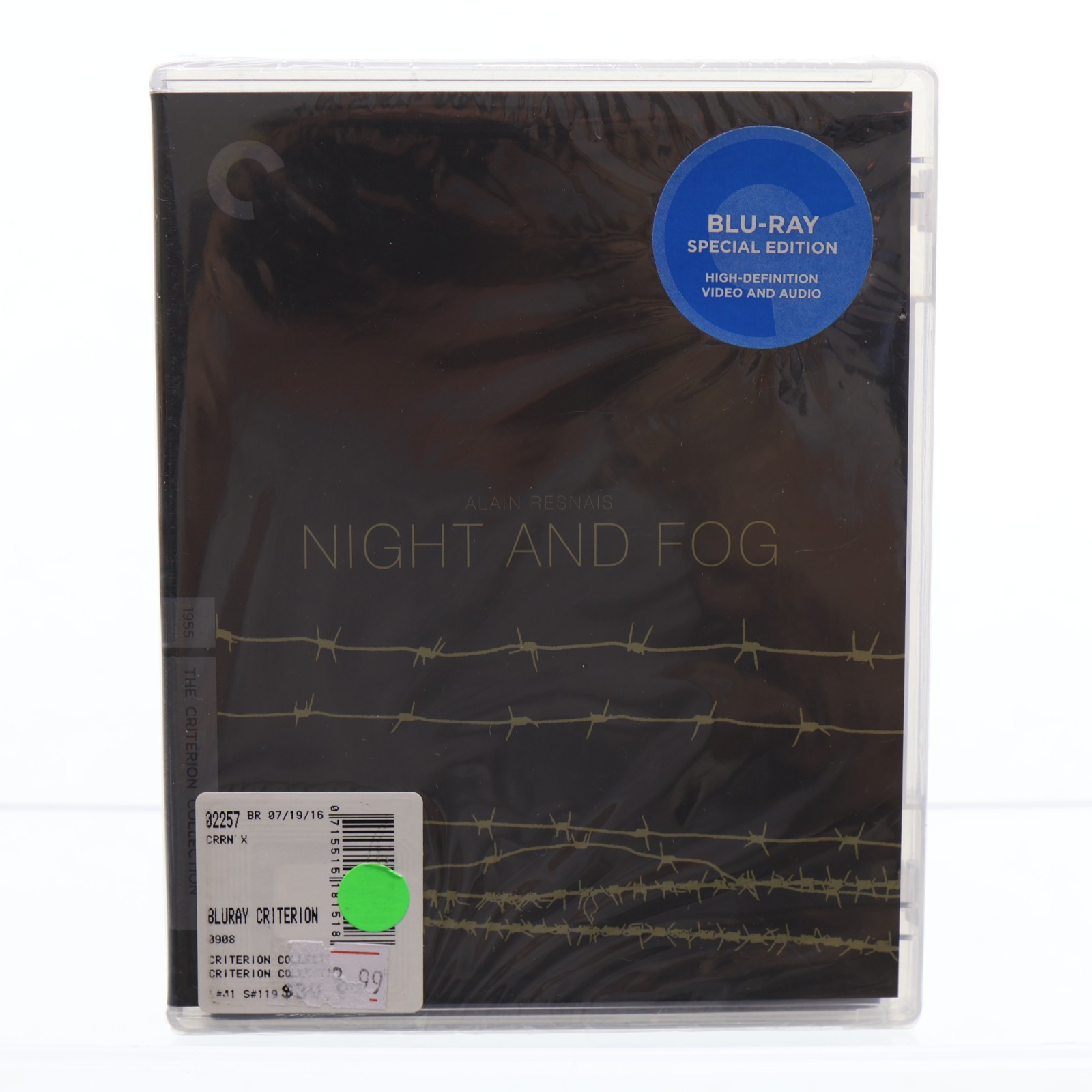 Night and Fog: The Criterion Collection (Blu-ray, 1955) New Sealed