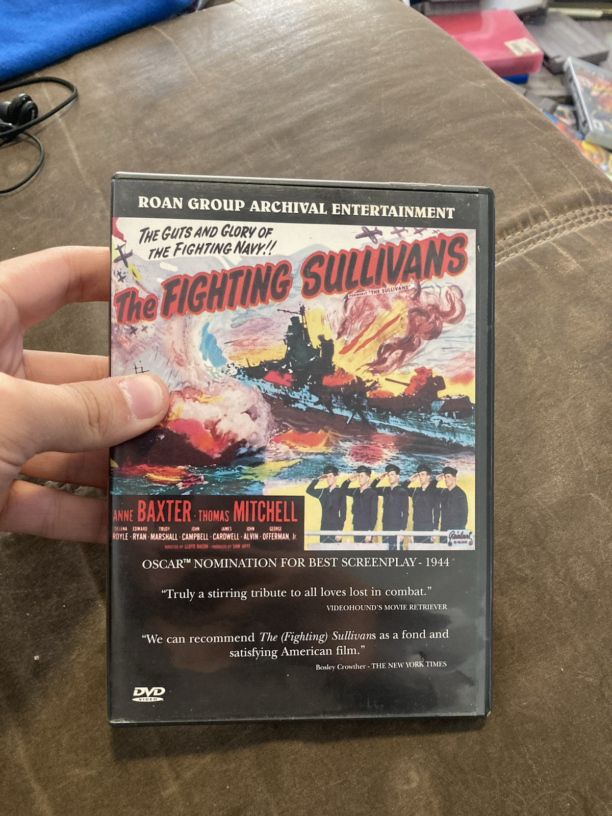 The Fighting Sullivans (DVD) Ivy Classics Roan Group Clean Tested RARE WW2 Oscar