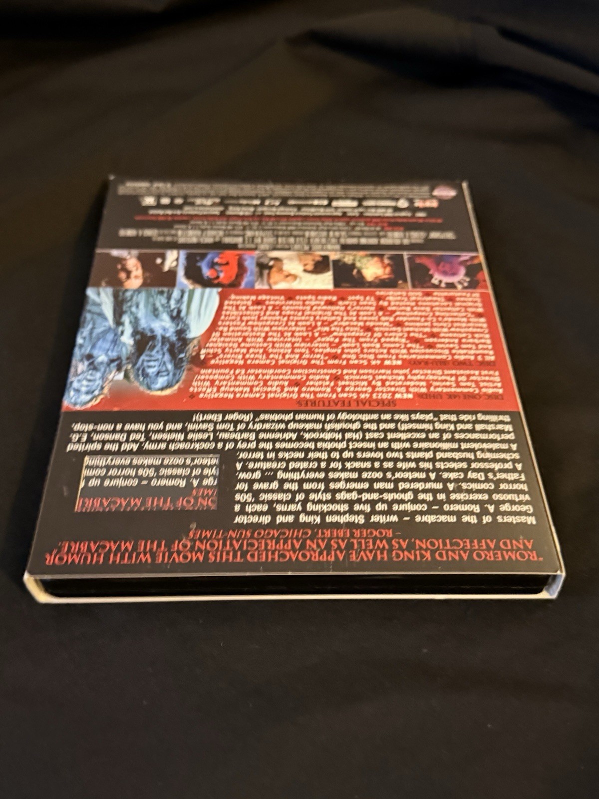 Creepshow Scream Factory 4K Ultra HD UHD + Blu-ray + OOP Slipcover Mint FreeShip