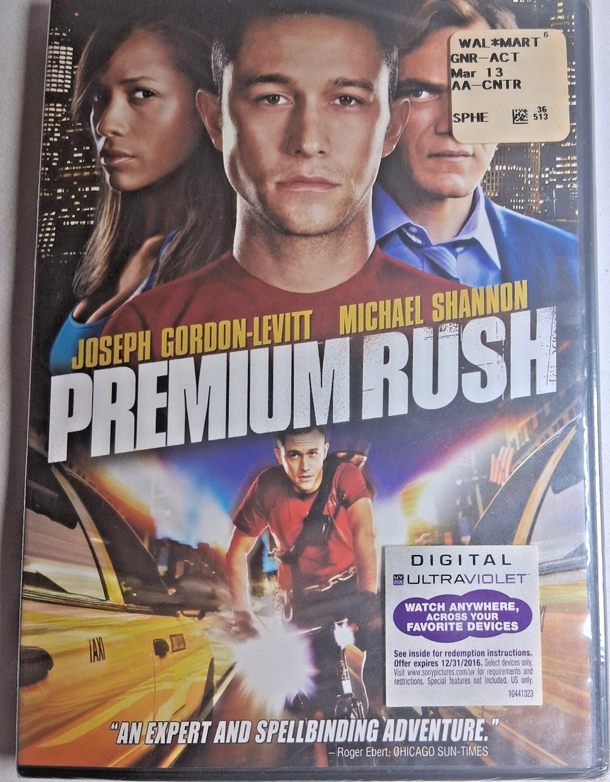 Premium Rush DVD (2012) Joseph Gordon-Levitt, Michael Shannon, David Koepp