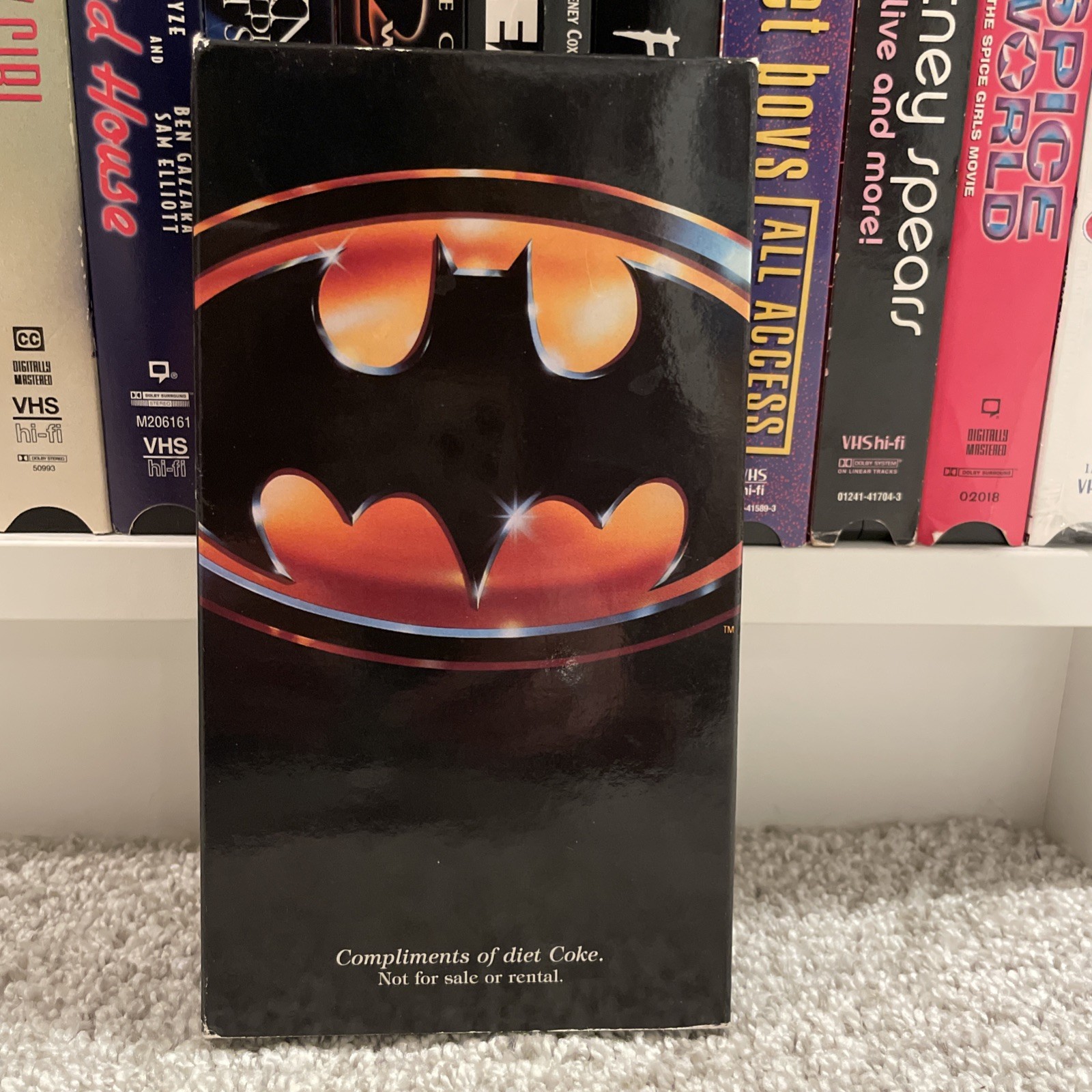 Batman VHS 1989 Diet Coke Promotional Screener Collectible Rare Tim Burton