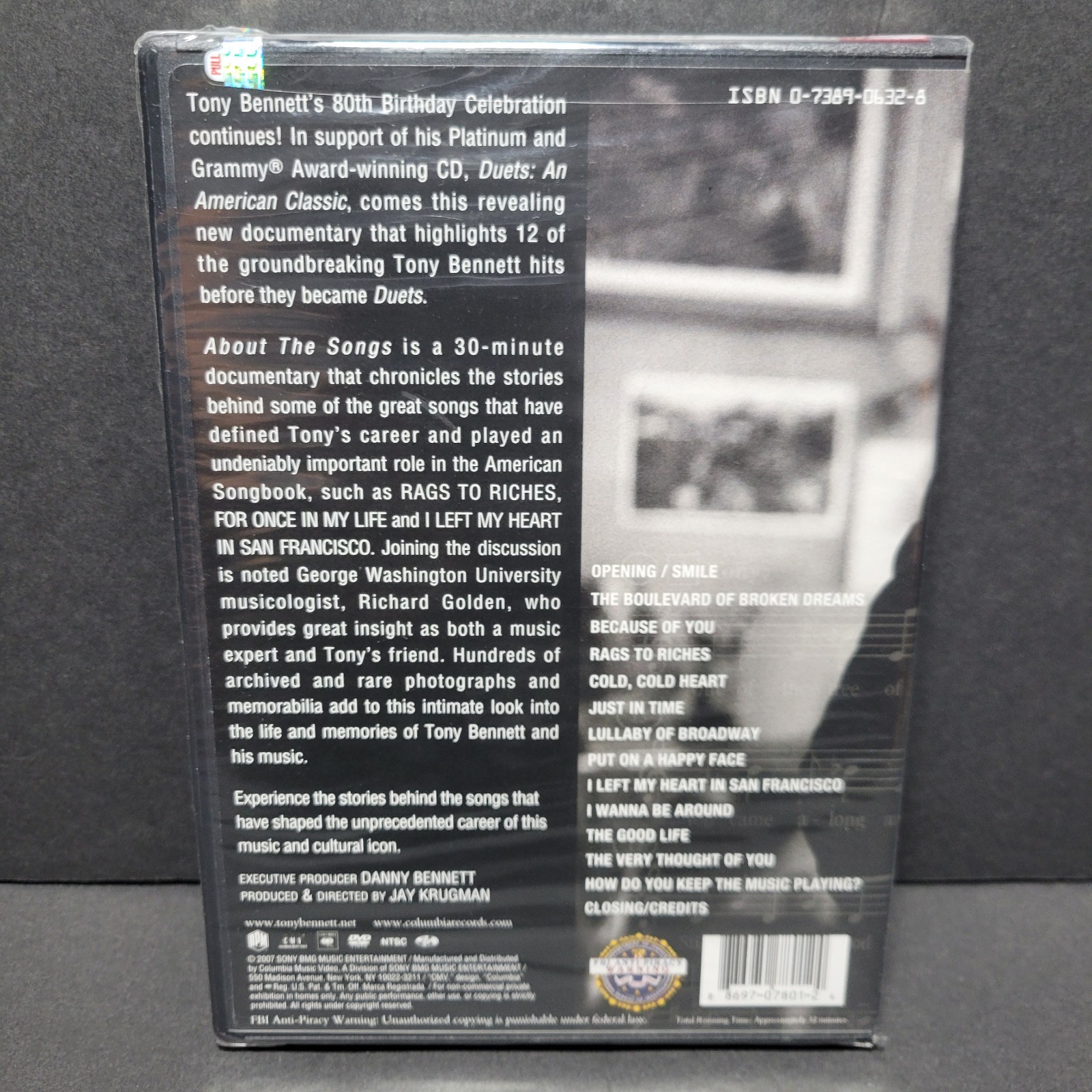 Tony Bennett: An American Classic : About the Songs (DVD, 2007) – NEW & SEALED