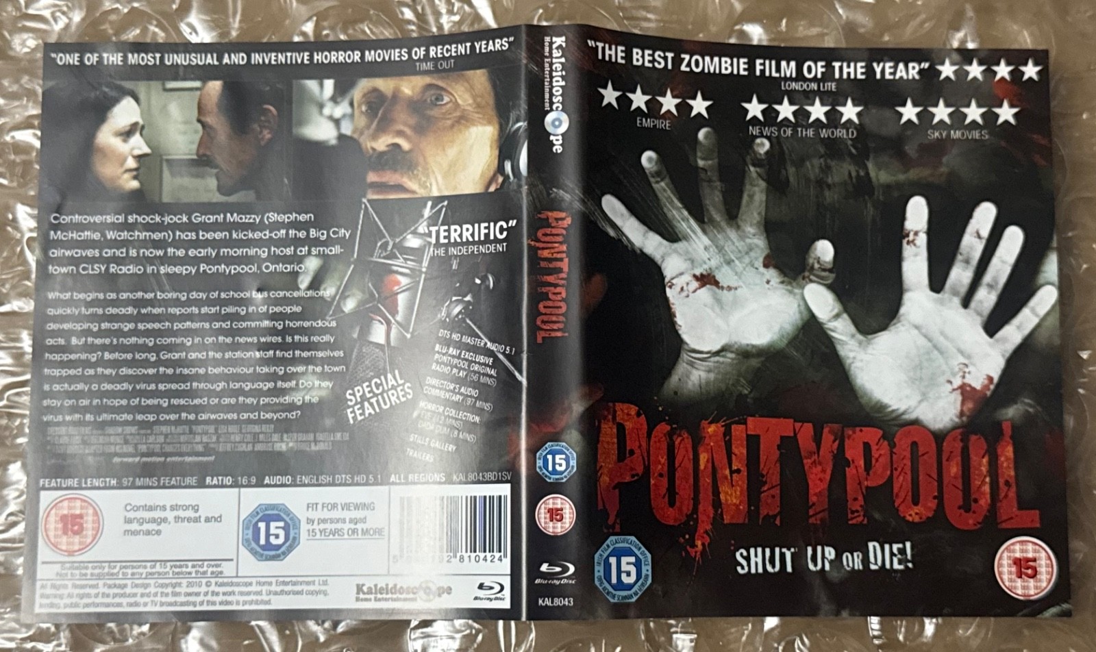 Pontypool Blu-ray region free Tested & Works – Same Day Shipping