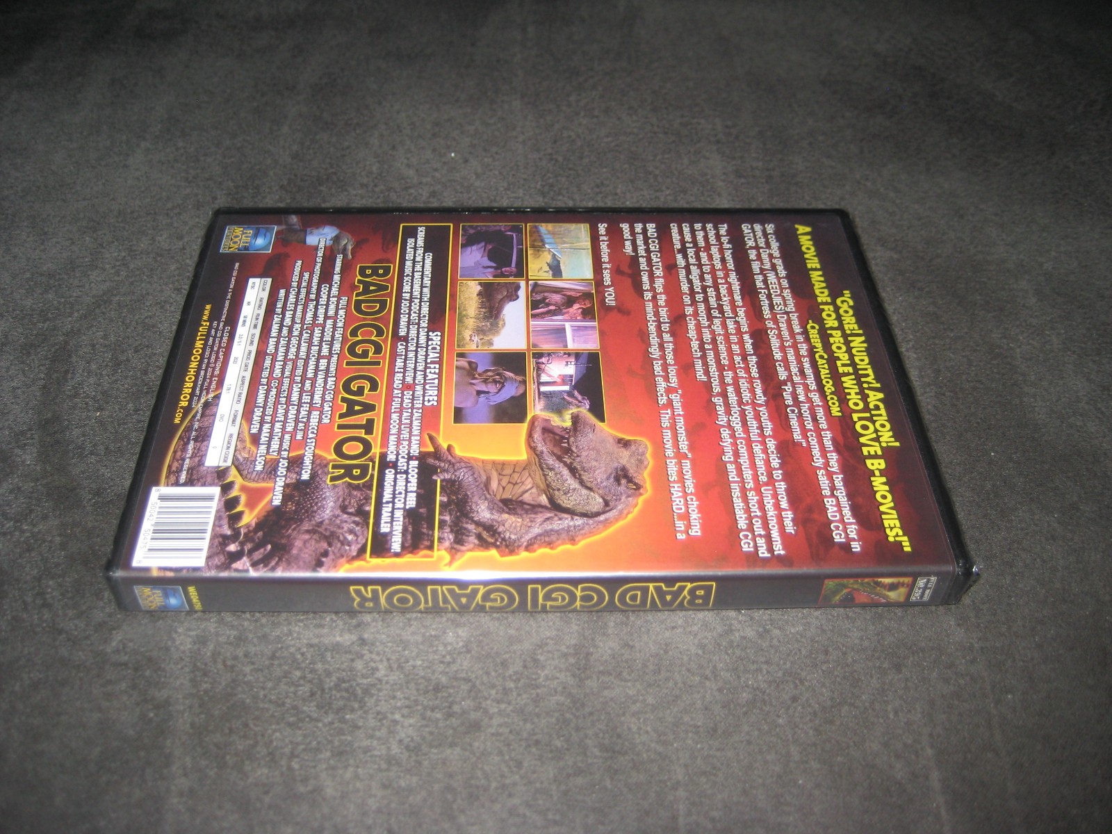BAD CGI GATOR (DVD 2023) BRAND NEW – NOT RATED – WIDESCREEN – HORROR