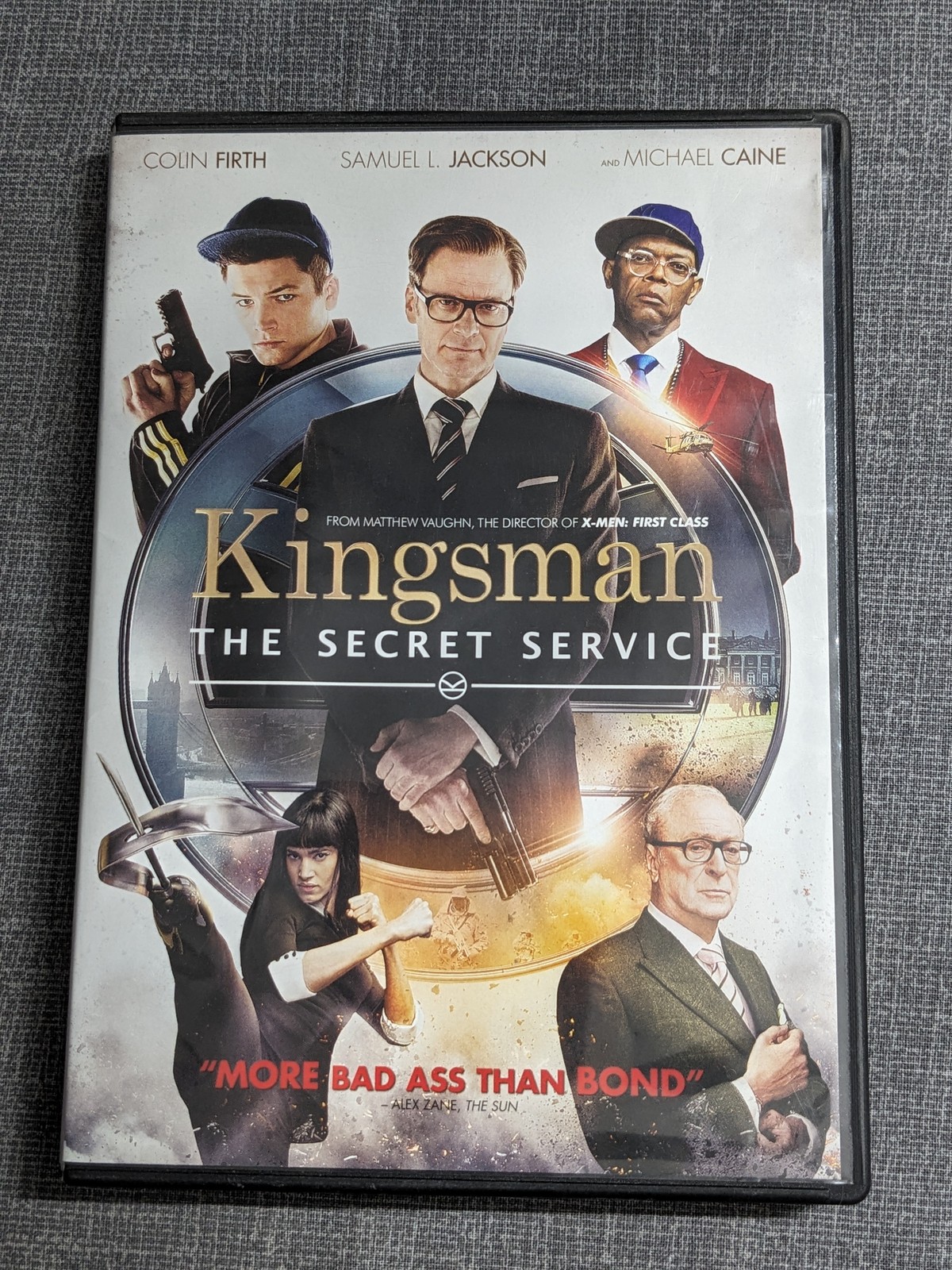 Kingsman The Secret Service DVD Colin Firth Samuel L. Jackson Matthew Vaughn R