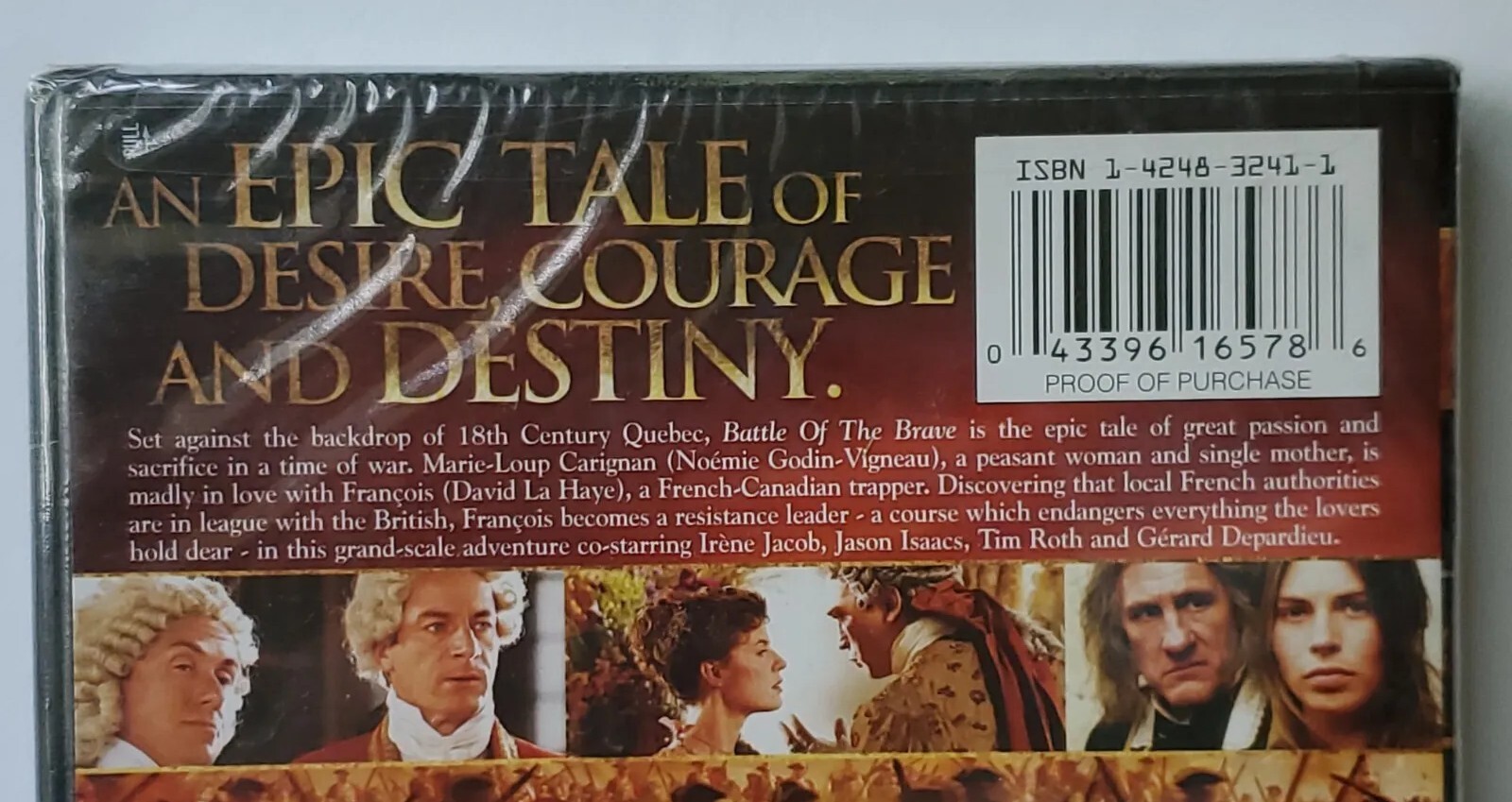 Battle Of The Brave DVD Video Tim Roth 143 Minutes 2004 Movie
