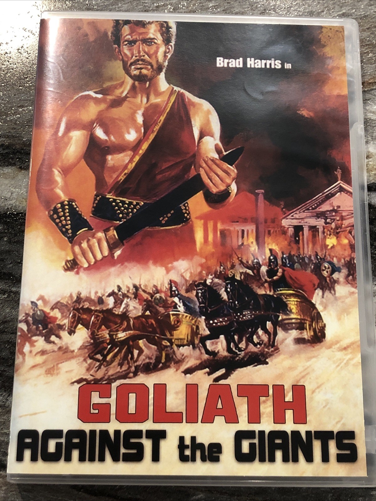 Goliath Against The Giants 1961 DVD Brad Harris Sword & Sandal 16×9 WS Like New