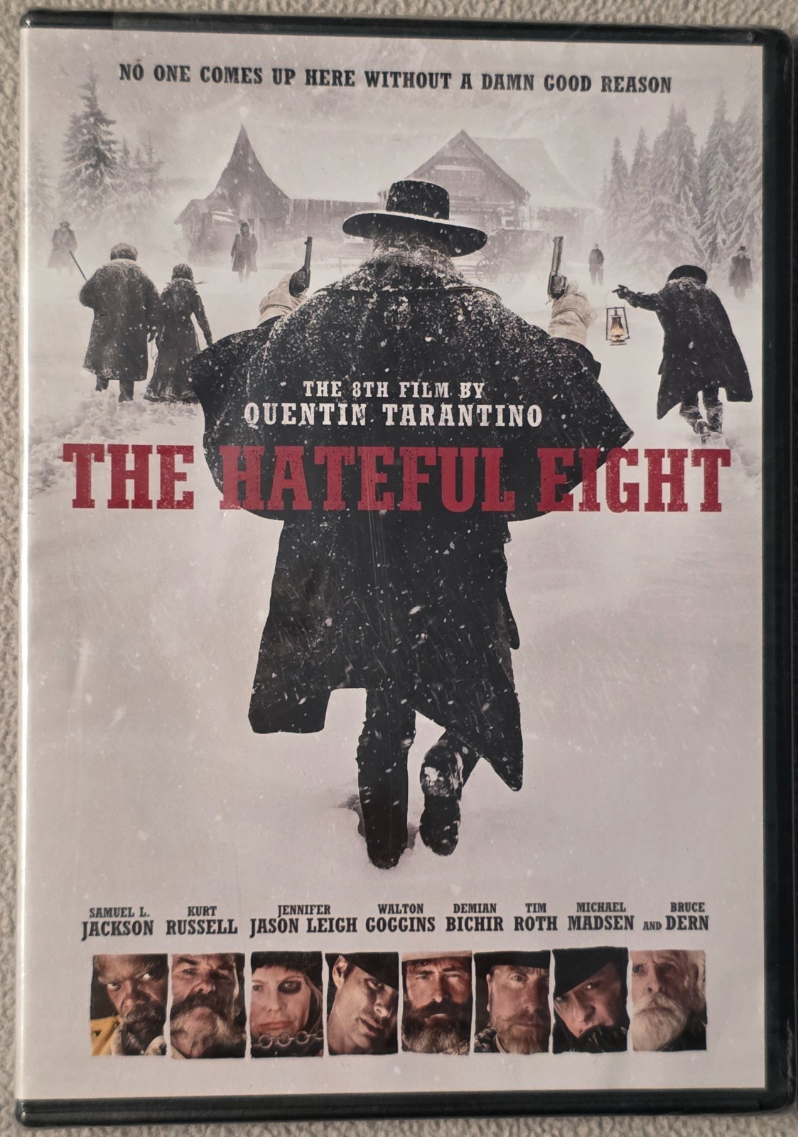NEW- The Hateful Eight DVD Region 1 US, Samuel L. Jackson & Kurt Russell