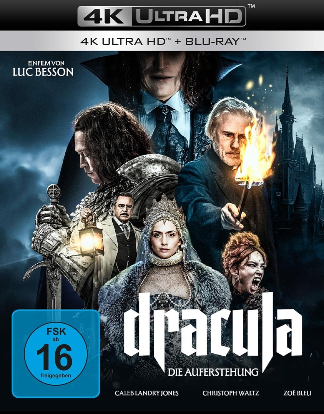 DRACULA (2025) Luc Besson 4K UHD Blu-Ray NEW (Only 4K disc is USA Compatible)