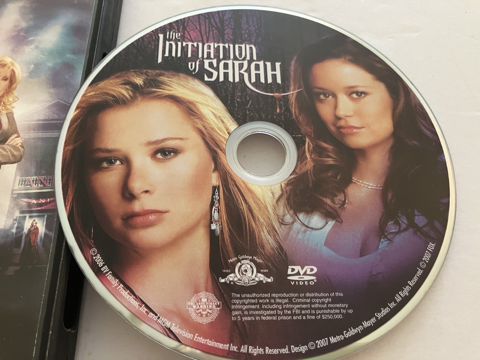 THE INITIATION OF SARAH DVD 2006 SUMMER GLAU MIKA BOOREM MORGAN FAIRCHILD REMAKE