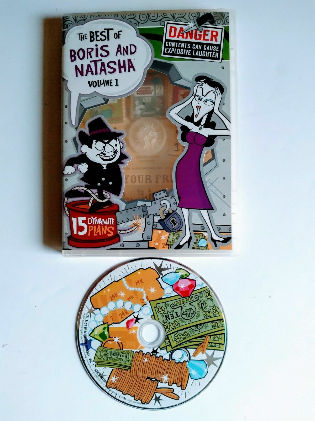 The Best of Boris and Natasha Vol 1 (DVD, 2006) PAUL FREES JUNE FORAY BULLWINKLE