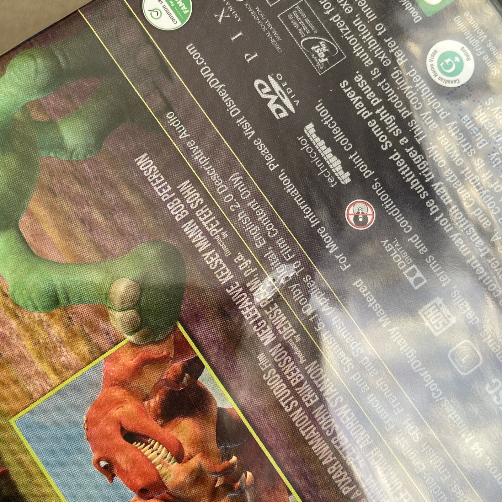 Disney Pixar: The Good Dinosaur (DVD 2015 NEW) Animated Music Discovery Courage