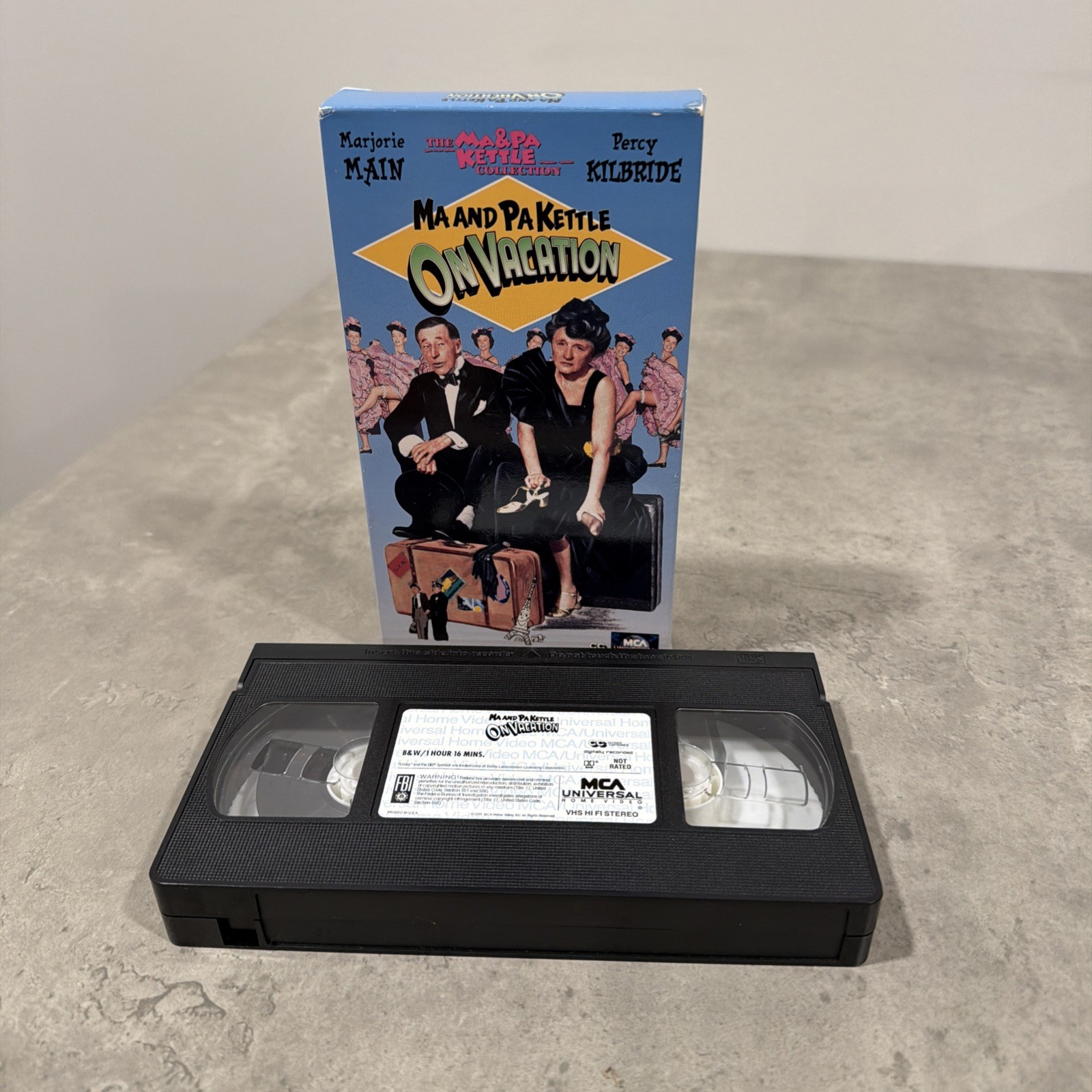 Lot of 9 Ma and Pa Kettle VHS Tapes Movies Funny Comedy 1940s – 1950s