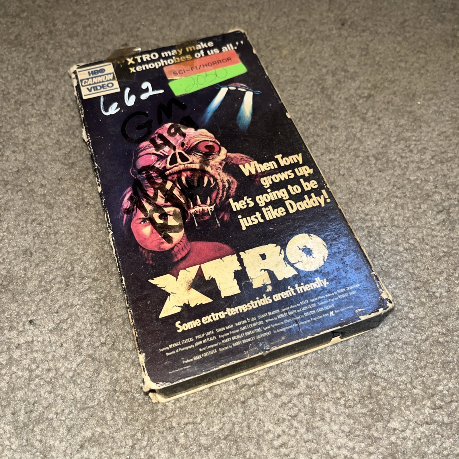XTRO VHS Cannon Video/HBO | Rare 80s Cult Horror Collector Rare Vintage HTF