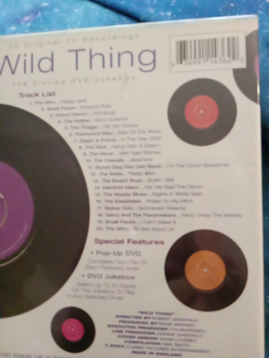 Wild Thing 60s Dvd Julebox