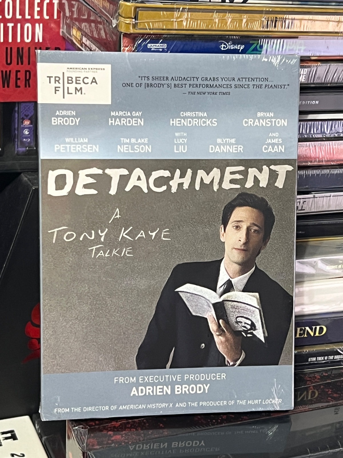 Detachment (DVD) Adrien Brody, Tony Kaye, Marcia Gay Harden, James Caan, NEW!