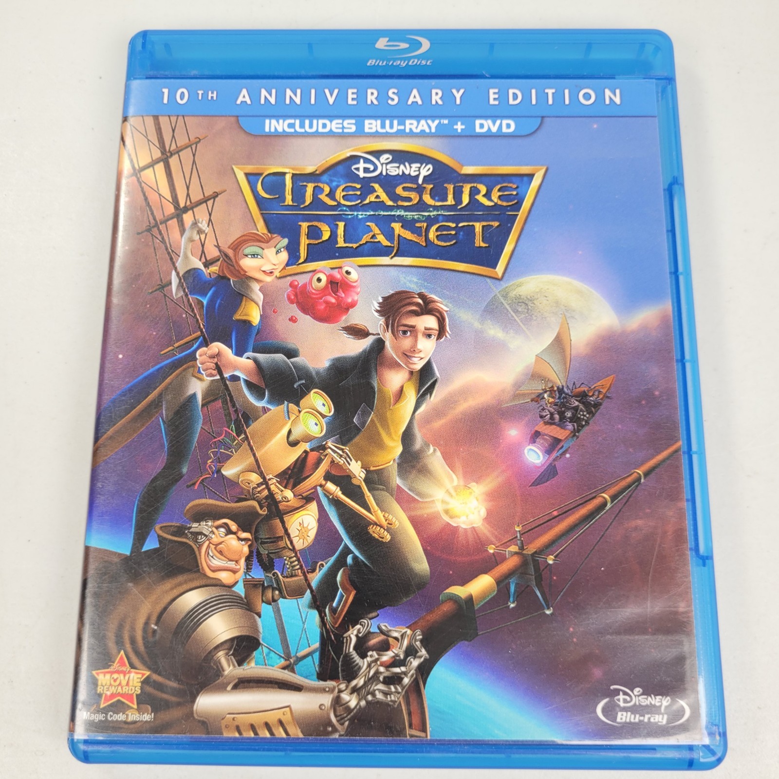 Treasure Planet: 10th Anniversary Edition (Blu-ray, 2002) + DVD