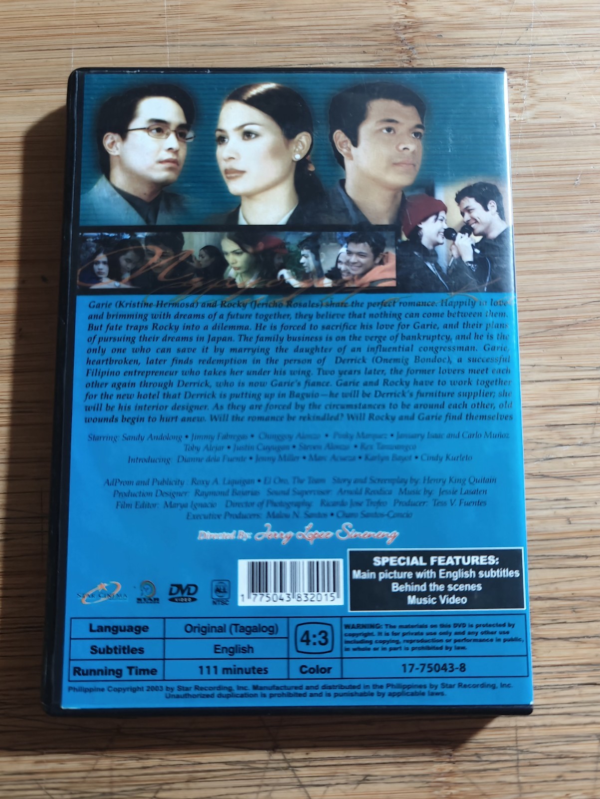 Ngayong Nandito Ka 2003 Star Cinema Philippines Romantic Drama DVD Movie Rare