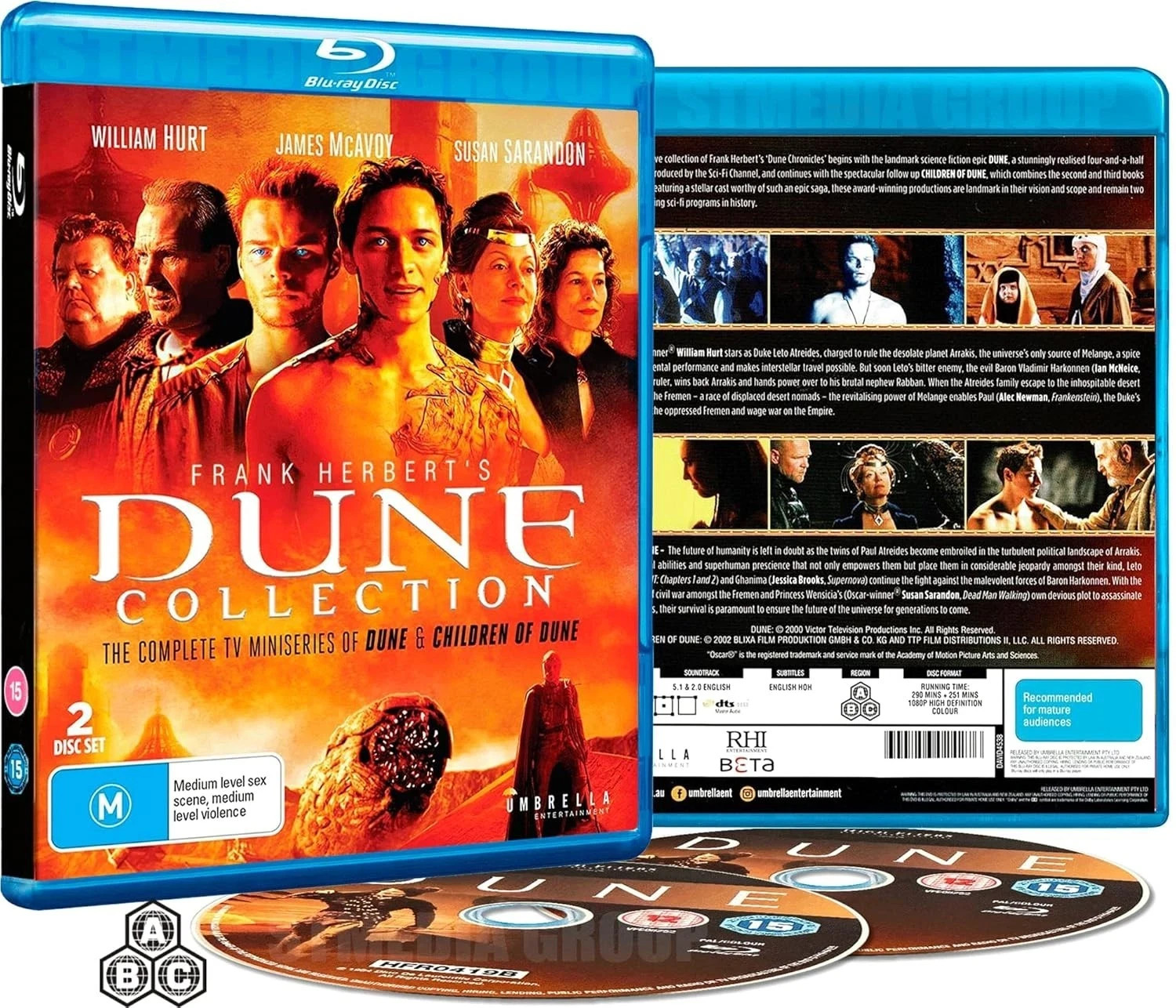 Frank Herbert’s Dune Collection: The Complete TV Miniseries [Region Free] – New