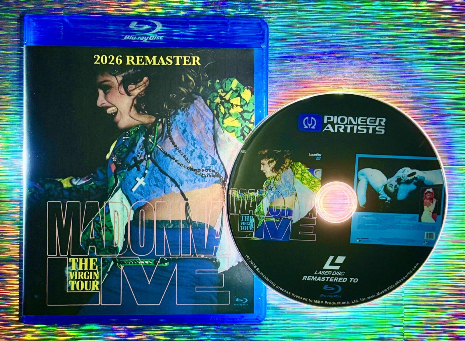 MADONNA LIVE The Virgin Tour 1985 DVD or Blu-ray (2026 Remaster) SEALED
