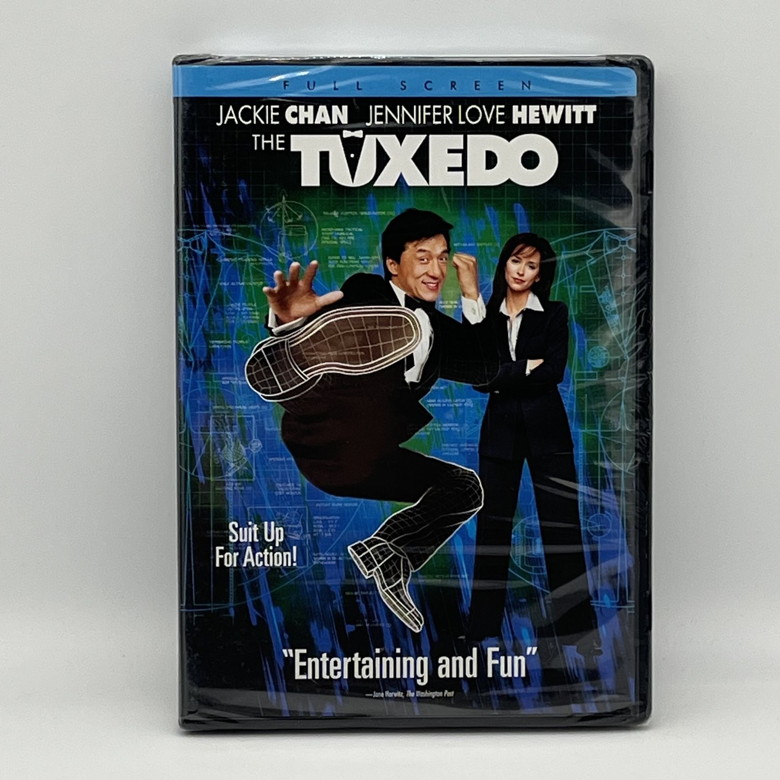 The Tuxedo DVD 2002 Full Screen Jackie Chan Jennifer Love Hewitt Action Comedy