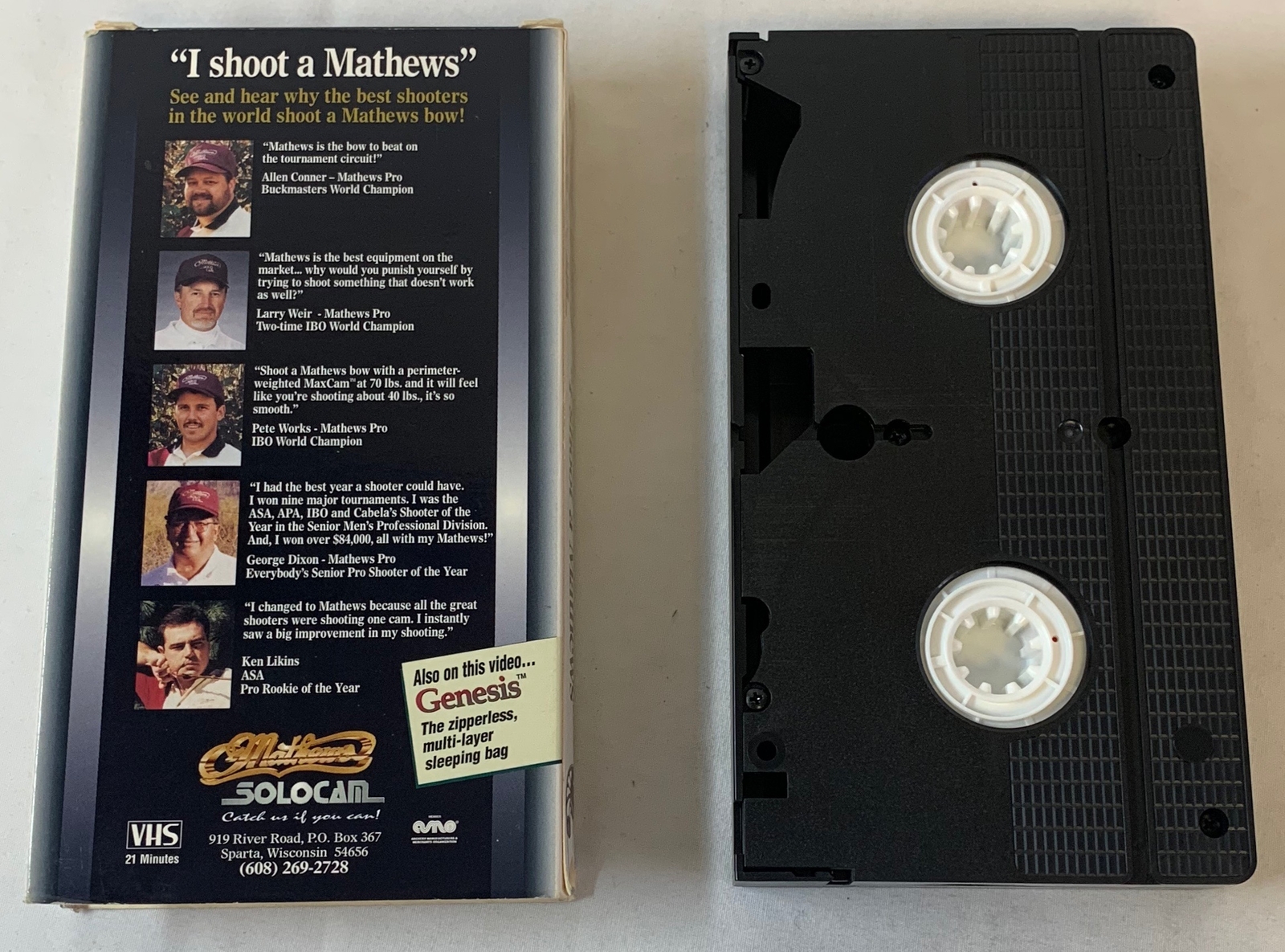 I SHOOT A MATHEWS Solocam bow hunting promo VHS