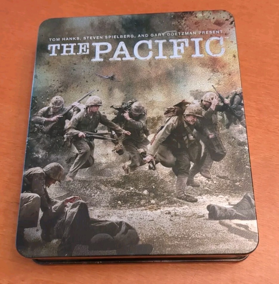 the pacific blu ray tin Tom Hanks Steven Spielberg Gary Goetzman HBO