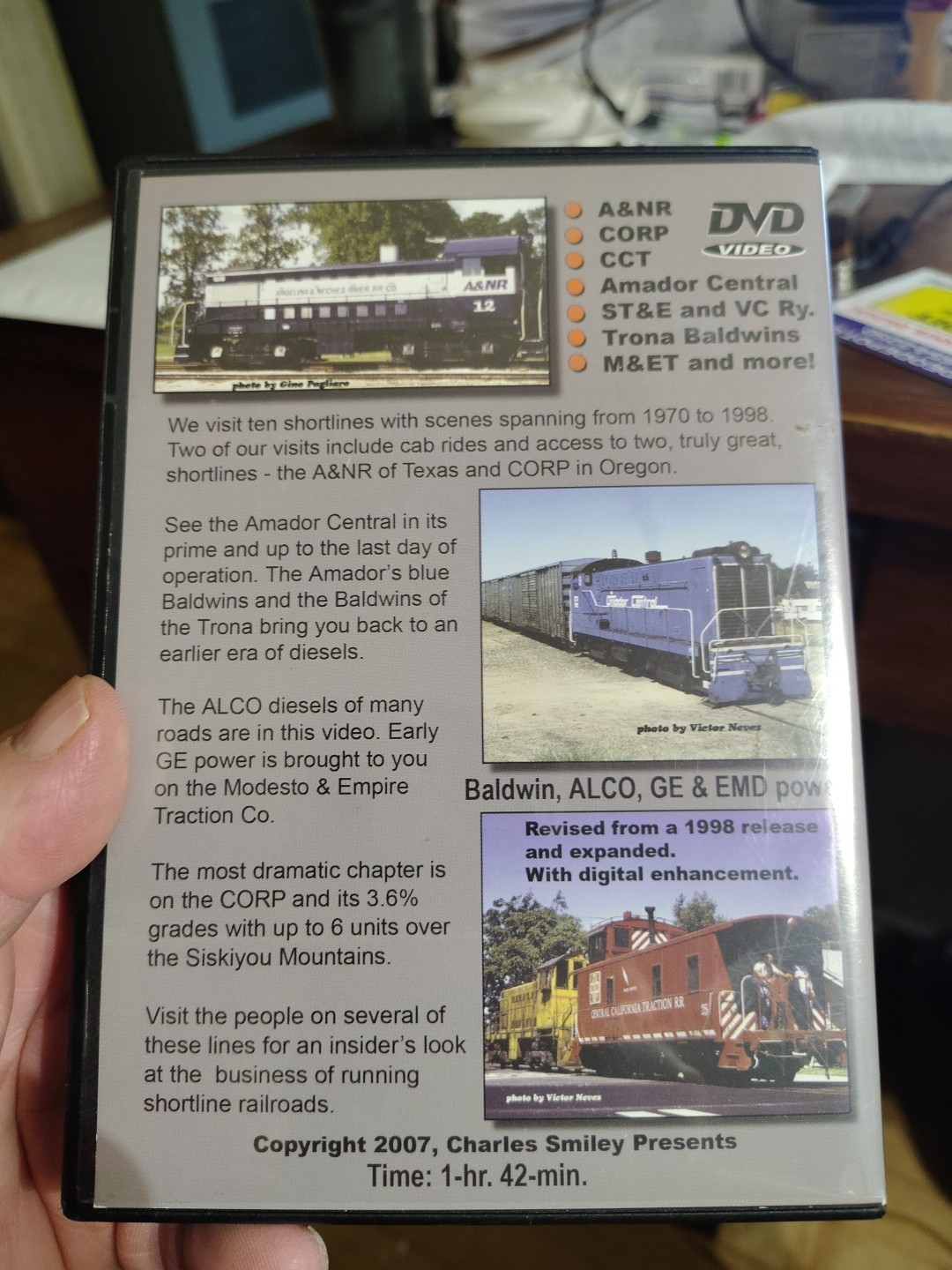 Great Shortlines West – Charles Smiley Train DVD Video