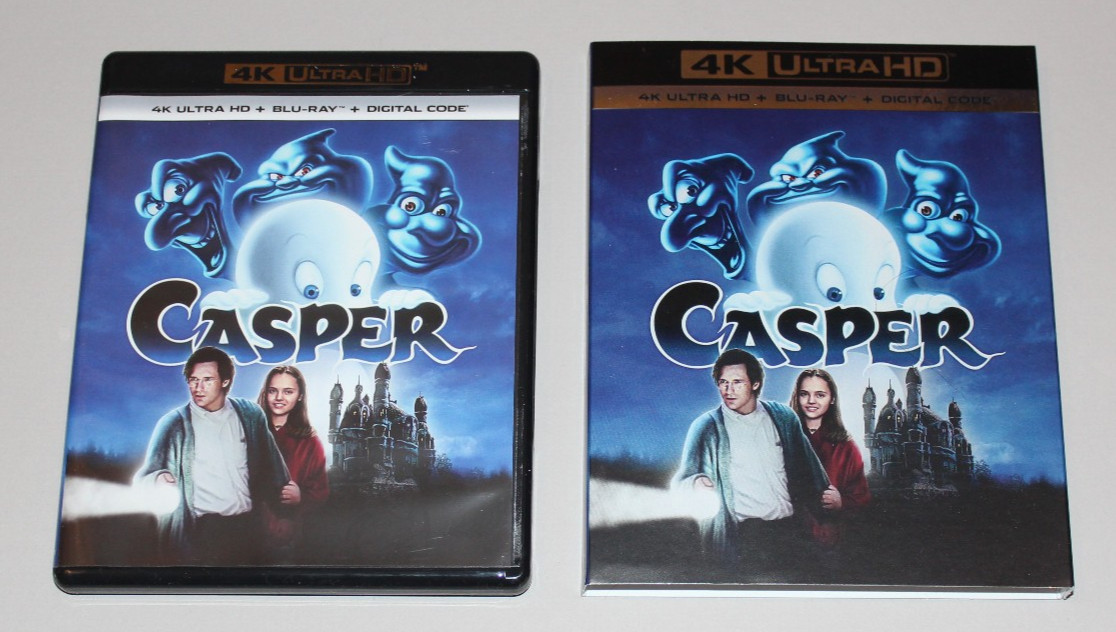 Casper 30th Anniversary (4K UHD Blu-ray + Digital + OOP Slipcover) 2 Disc Set!!!