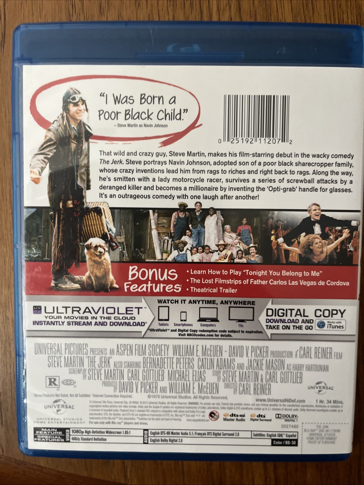 The Jerk (Blu-ray Disc, 2013, Includes Digital Copy UltraViolet)