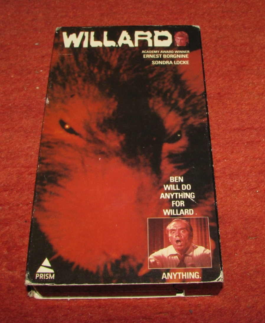 WILLARD (1971) on VHS (Bruce Davison) Vintage Prism Entertainment