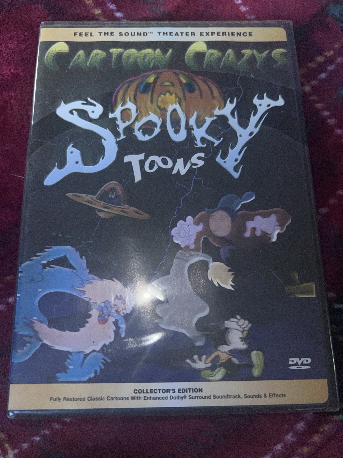 Cartoon Crazys: Spooky Toons DVD 2000 Halloween Popeye Casper Rare NEW Sealed
