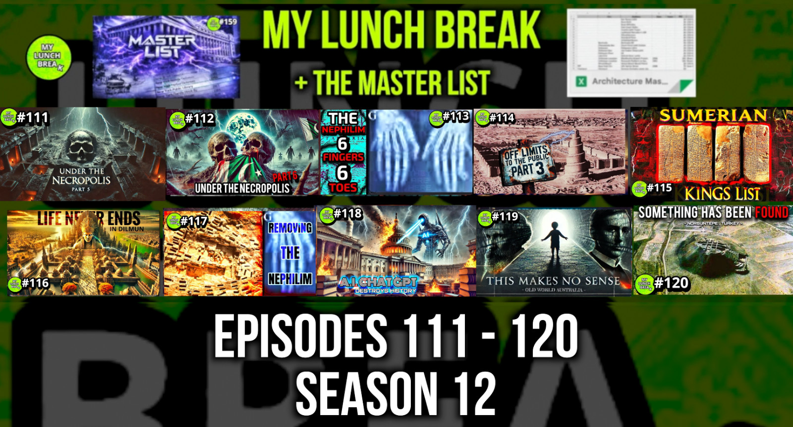My Lunch Break – Episodes 111 – 120 (Physical Archive) – USB Flash Drive