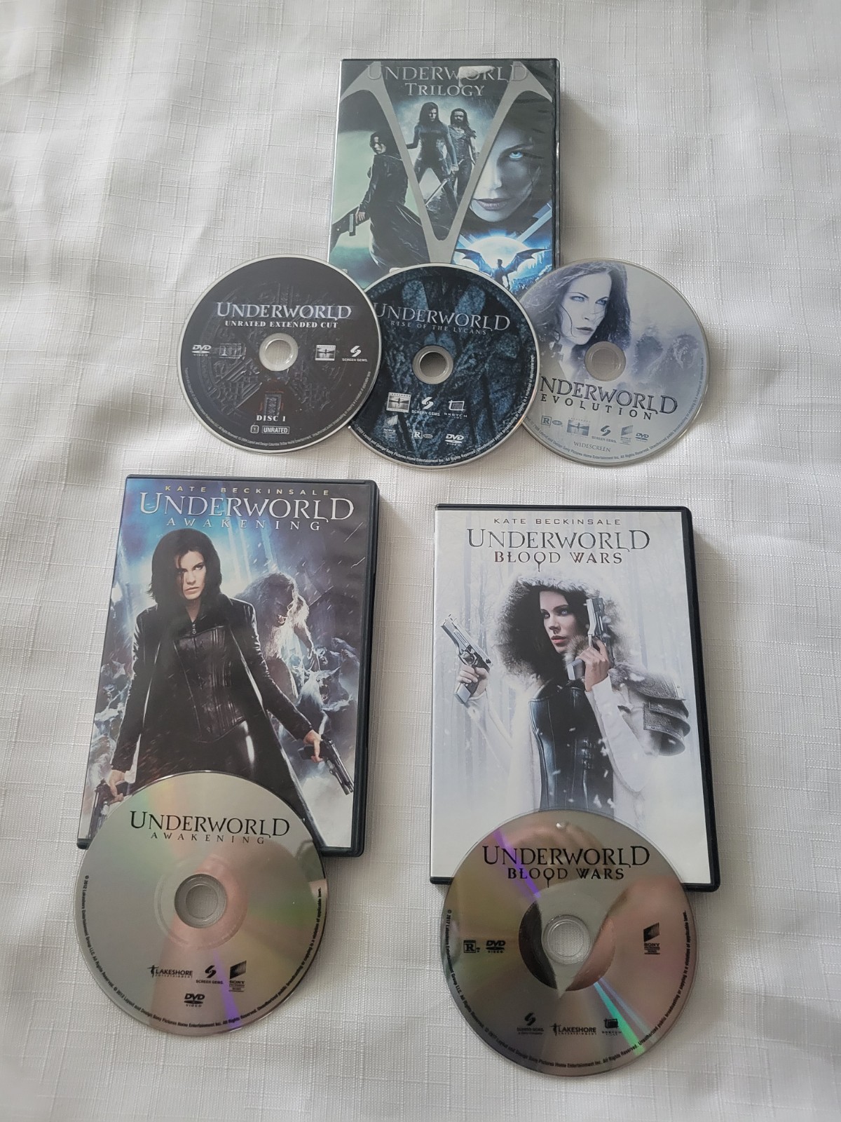 Underworld Complete Collection: 1-5 | DVD | 5 Films | starring Kate Beckinsale