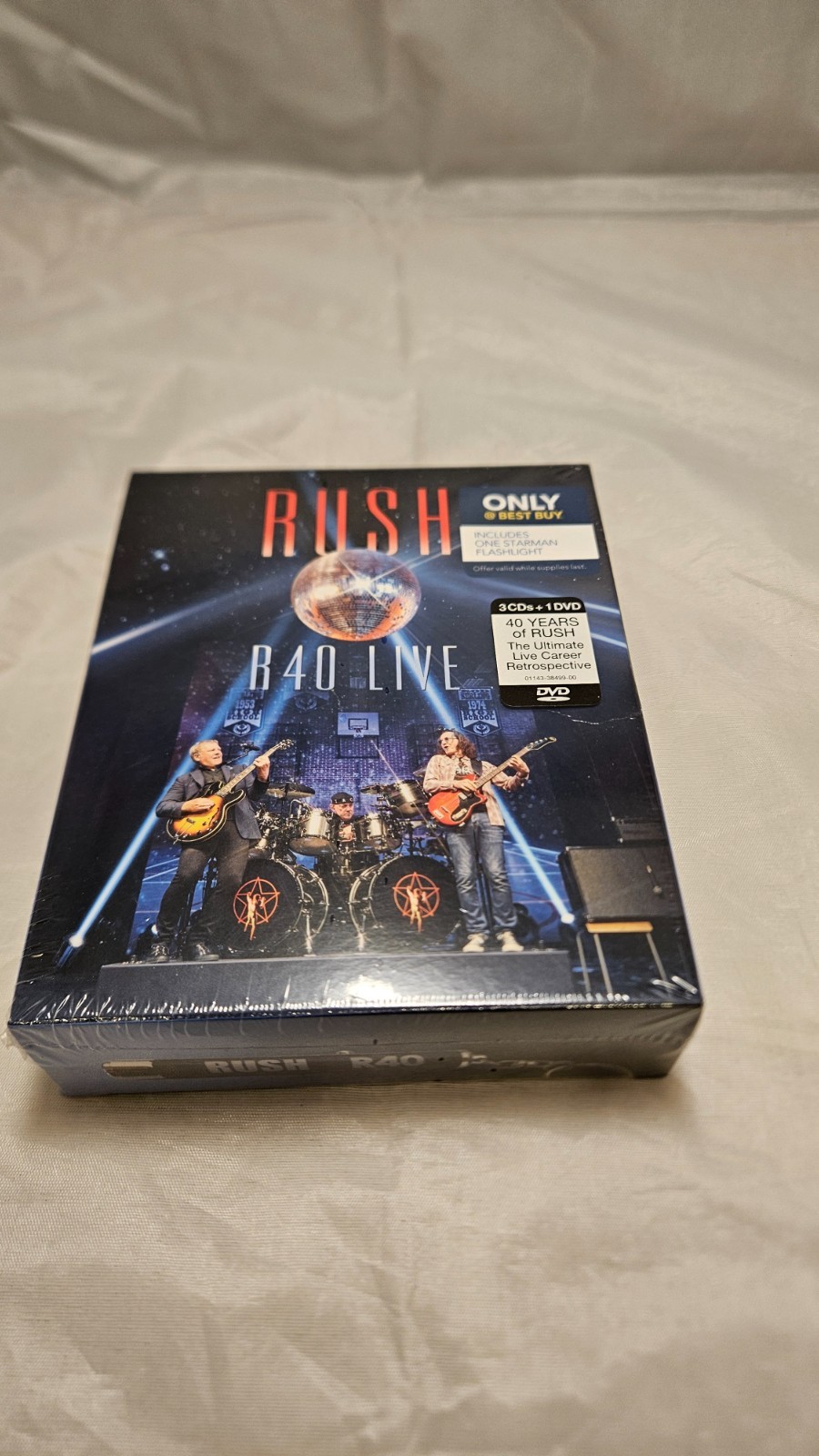 RUSH – R40 LIVE (3CD/DVD, 2015 An) SEALED – BB edition. RARE. Great Cond.