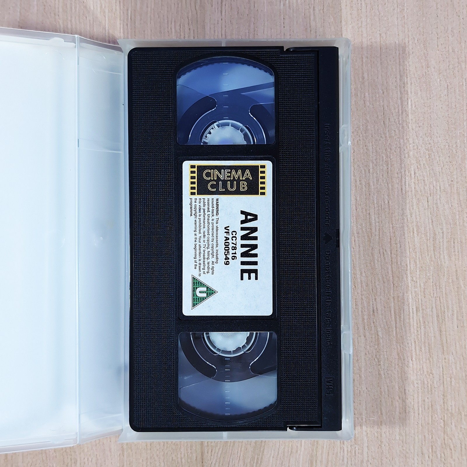 Annie The Movie of Tomorrow VHS Tape UK PAL Family Musical Columbia TriStar VGC