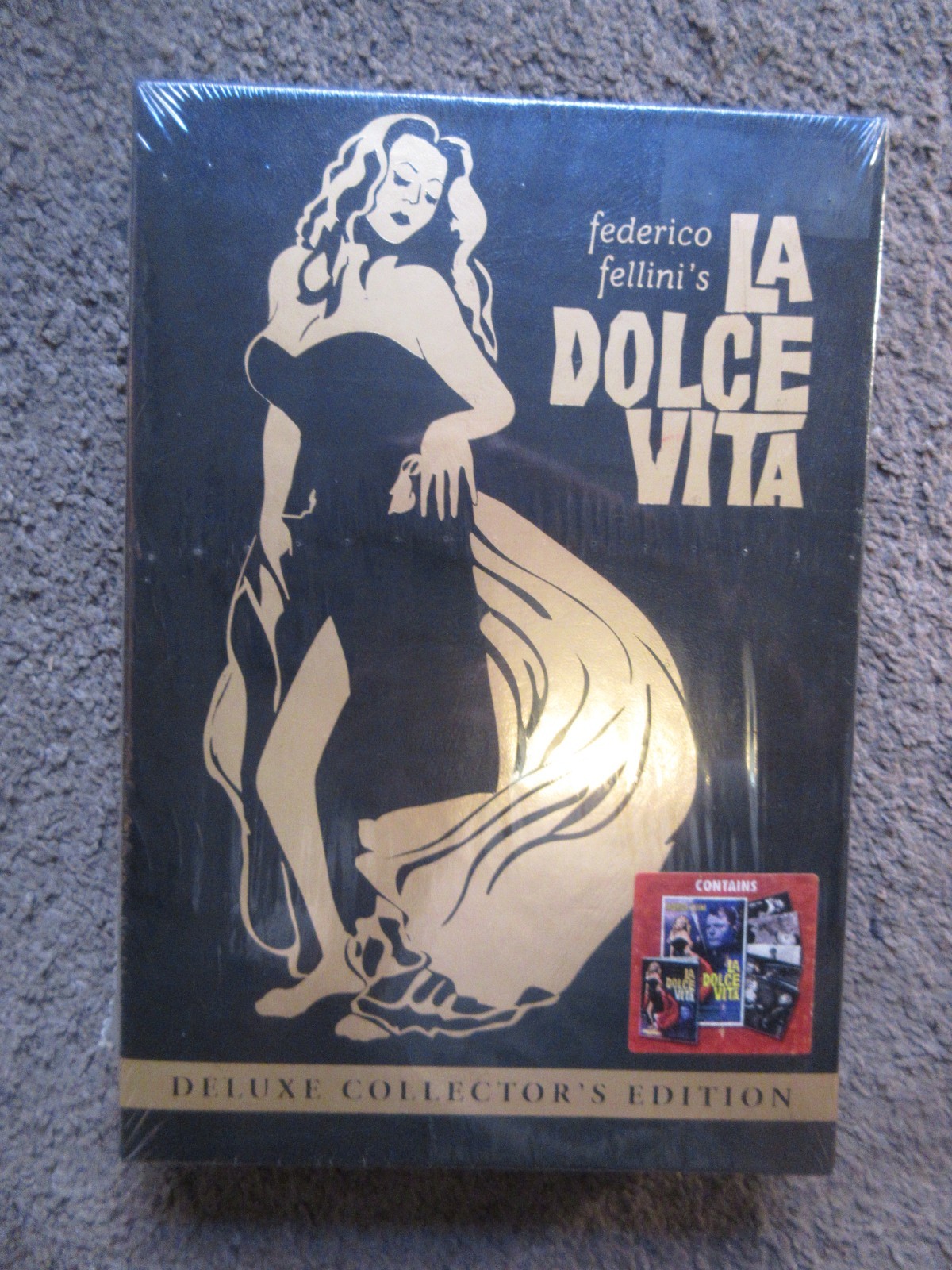 FEDERICO FELLINI’S “LA DOLCE VIDA” (1960) KOCH DELUXE COLLECTORS 3DVD’S 2005 NEW