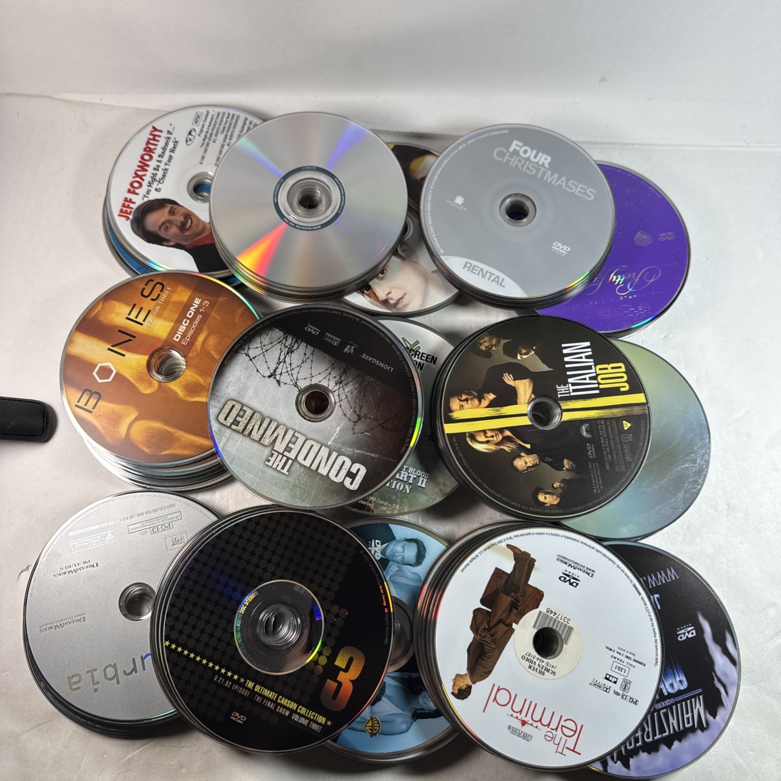 LOT OF (150+) BULK DVD — (Movies / TV Shows) — DVD DISCS ONLY (see DESC) #74