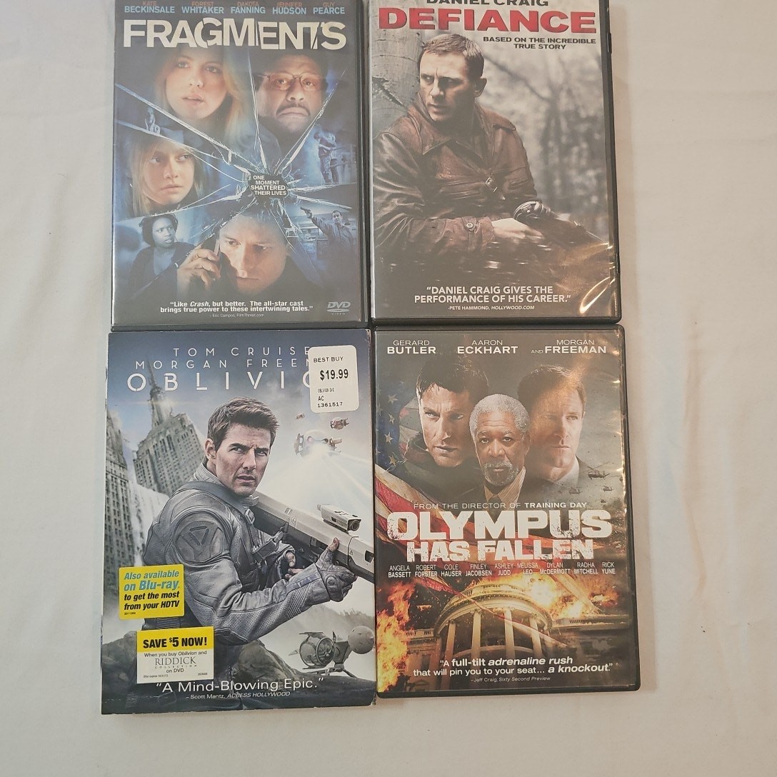 Action Movies DVD Lot of 4 – Date Night Film Collection – Action Thriller Bundle
